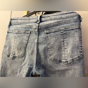 Rag & Bone Faded Blue Denim Jeans